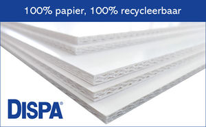 Antalis stelt de DISPA® platen voor: 100% papier, 100% recycleerbaar