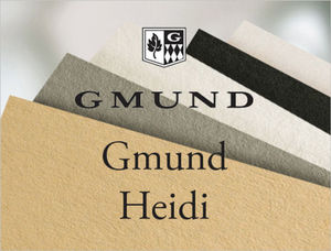 Gmund Heidi voor uw letterpressopdrachten - Exclusief bij Papyrus!