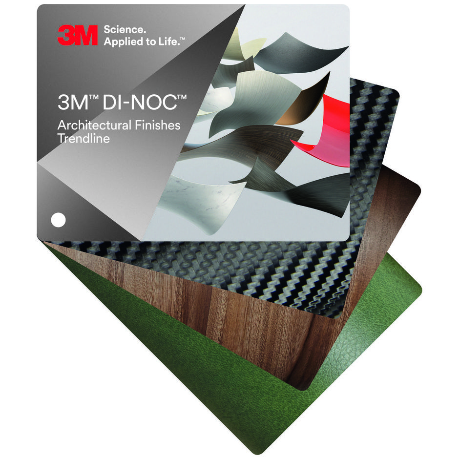 3M™ DI-NOC™ Architecturale Finishes: 80 Trendline kleuren uit voorraad leverbaar