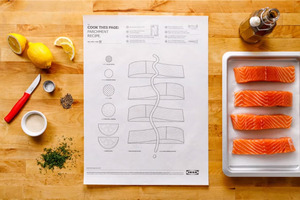 Koken met papier volgens Ikea