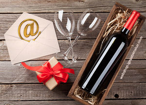 Enveloppen bestellen om u met wijn te laten verwennen!