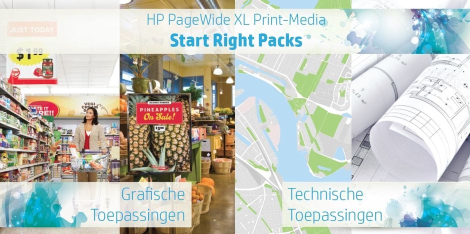 Introductie van de HP PageWide XL Start-Right Packs