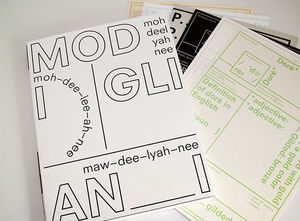 MOH-DEE-LYAH-NEE -- A4 Inspiratiebrochure Modiglian