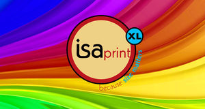 Isaprint XL zette pen en papier resoluut aan de deur