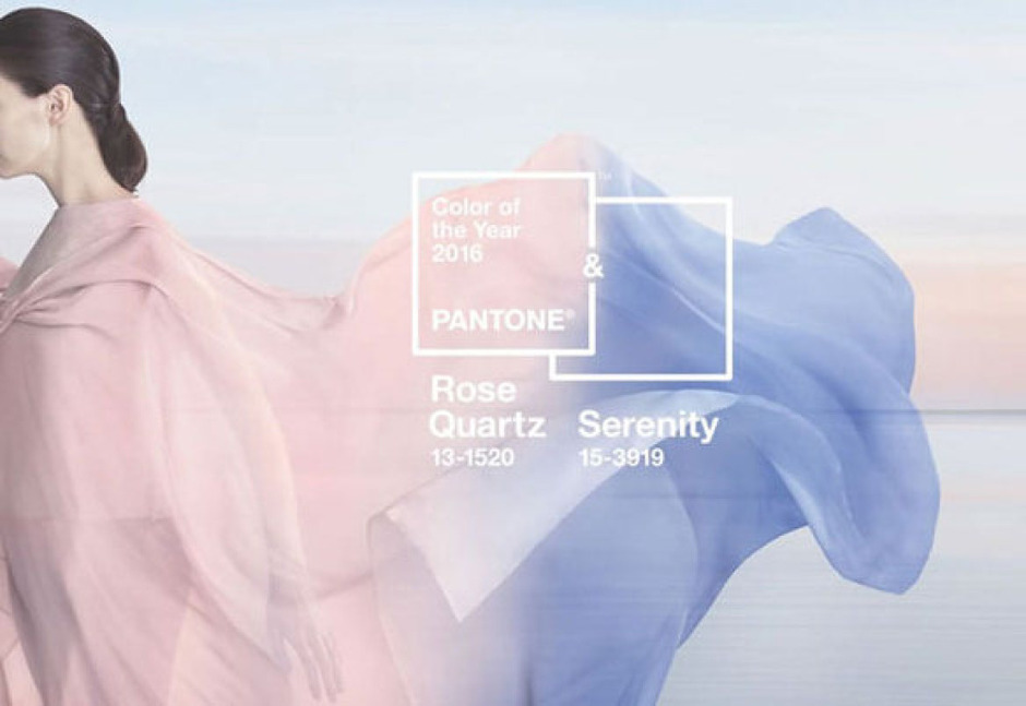 'Serenity' en 'Rose Quartz': twee Pantone-kleuren voor 2016