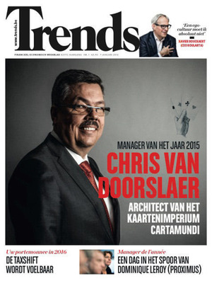 Chris Van Doorslaer, CEO Cartamundi, is Trends Manager van het Jaar 2015