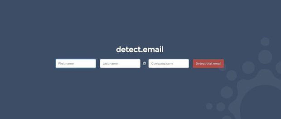 Nooit meer zoeken naar mailadressen dankzij detect.email 