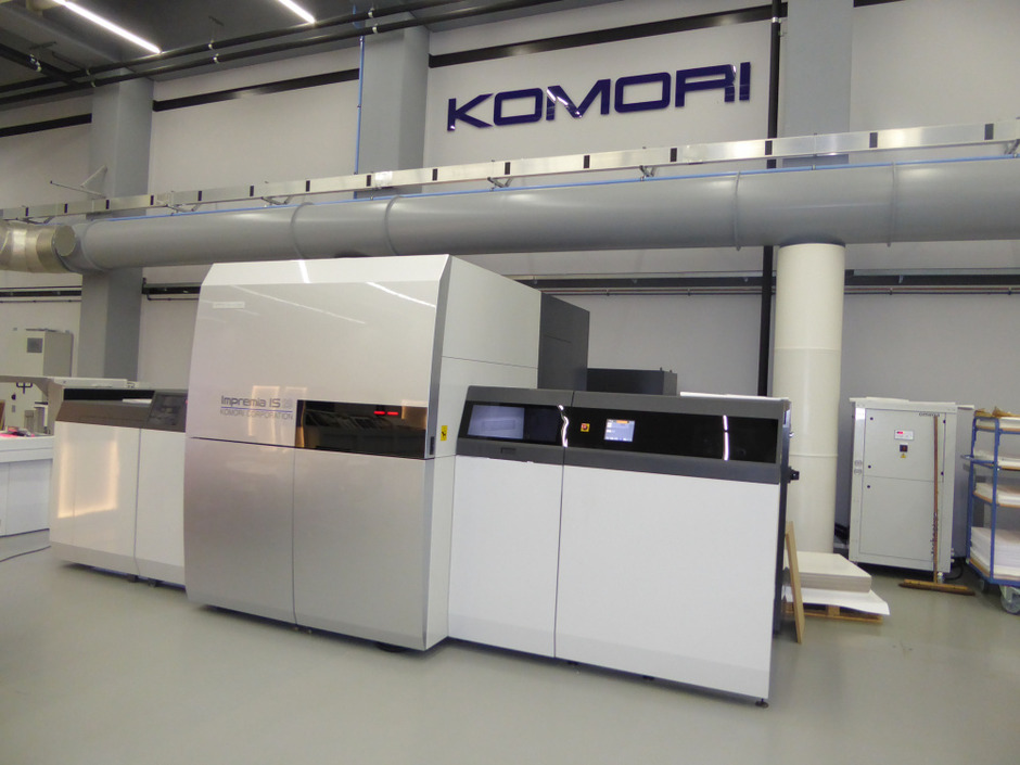 Komori's digitale B2-pers is klaar voor verkoop
